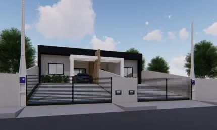 Casa com 3 dormitórios sendo 1 suite, churrasqueira e piscina