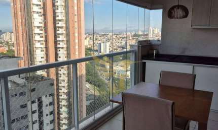 Apartamento com 1 dormitório para alugar, 52 m² por R$ 3000/mês - Anália Franco - São Paulo/SP