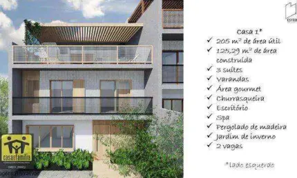 Sobrado em construção com 3 dormitórios todos suítes   - Vila Firmiano Pinto - São Paulo/SP