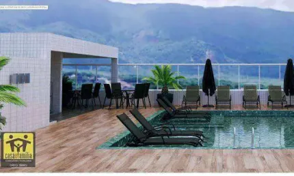 Apartamento em construção com 2 dormitórios à venda, 64 m² por R$ 453.376 - Centro - Bertioga/SP