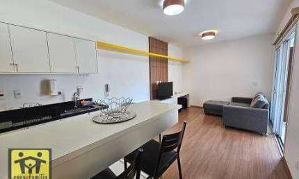 Apartamento com 1 dormitório para alugar, 56 m² por R$ 6.884/mês - Paraíso - São Paulo/SP