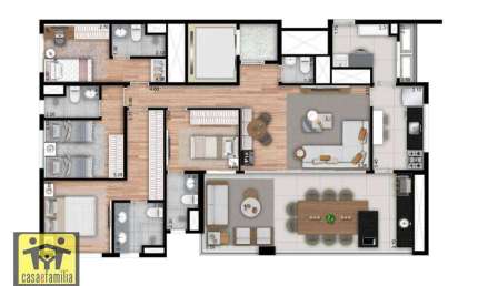 Apartamento com 4 dormitórios à venda, 146 m² por R$ 1.990.000,00 - Ipiranga - São Paulo/SP