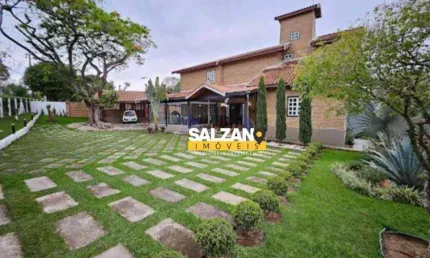 Sobrado com 4 dormitórios à venda, 443 m² por r$ 2.500.000,00 - chácaras cataguá - taubaté/sp