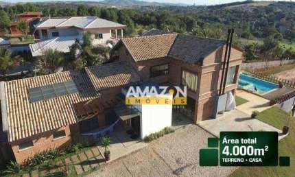 Chácara com 3 dormitórios, 4200 m² - venda por R$ 4.800.000,00 ou aluguel por R$ 21.595,00/mês - Chácaras Cataguá - Taubaté/SP