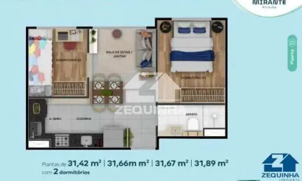 Apartamento com 2 quartos à venda em Pirituba, São Paulo 