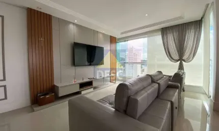 Apartamento mobiliado e com vista para cidade à venda no Ed. Pacoste Home