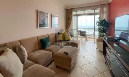 Apartamento frente mar mobiliado com 3 quartos para locação anual no Ed. Iguaçu em Balneário Camboriú
