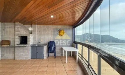 Apartamento frente mar com 3 dormitórios à venda o ed. real park em balneário camboriú