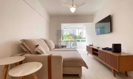 Apartamento semi mobiliado com dois dormitórios à venda no ed. cidade do cairo em balneário camboriú