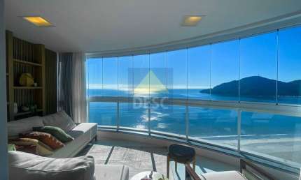 Apartamento mobiliado frente mar para locação anual no Ed. Number One em Balneário Camboriú