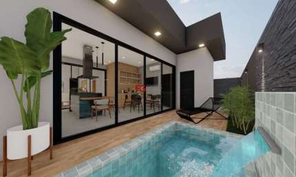 Casa em condomínio fechado com 3 quartos à venda no Jardim Valência, Ribeirão Preto  por R$ 1.250.000
