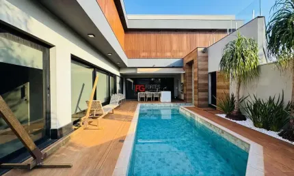 Casa em condomínio fechado com 5 quartos à venda no portal da mata, ribeirão preto  por r$ 2.750.000