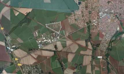 Terreno à venda na Área Industrial, Jardinópolis  por R$ 561.433