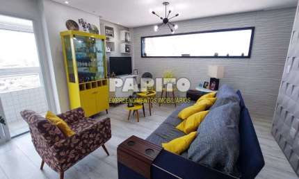 Cobertura com 3 dorms, Mirim, Praia Grande - R$ 900 mil, Cod: 60013189