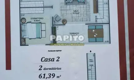 Apartamento com 2 dorms, real, praia grande - r$ 450 mil, cod: 60012207