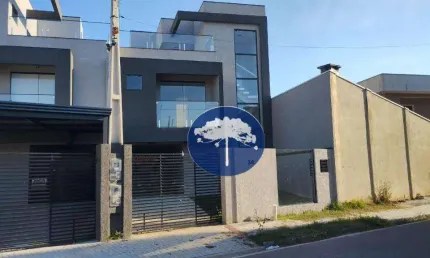 Sobrado com 3 dormitórios à venda, 133 m² por r$ 599.000,00 - costeira - araucária/pr