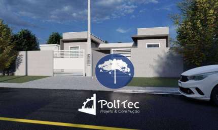 Casa com 3 dormitórios à venda, 70 m² por R$ 440.000,00 - Passauna - Araucária/PR