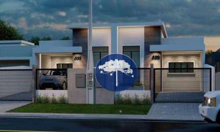 Casa com 3 dormitórios  sendo 1 suíte -  98 m² R$ 680.000 - Fazenda Velha - Araucária/PR
