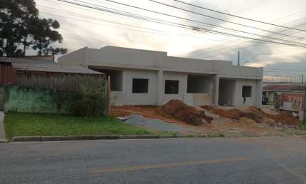 Casa com 2  quartos, 59 m²  em terreno de 100m² - R$ 390.000 - Tindiquera - Araucária/PR