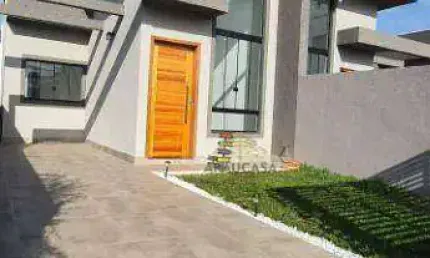 Casa com 3 dormitórios à venda, 70 m² por r$ 480.000,00 - capela velha - araucária/pr