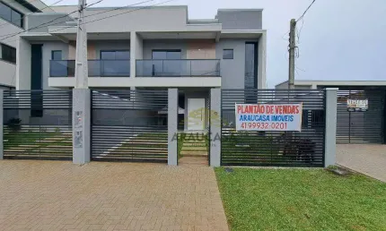 Sobrado com 3 dormitórios à venda, 136 m² por r$ 950.000,00 - tindiquera - araucária/pr