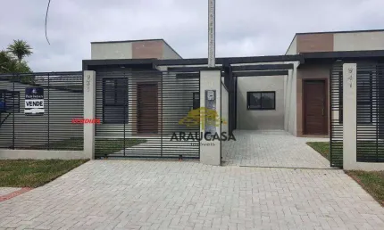Casa com 3 dormitórios à venda, 84 m² por r$ 600.000,00 - capela velha - araucária/pr