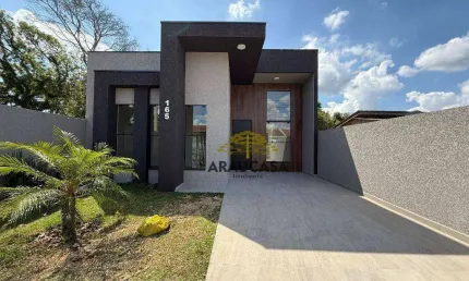 Casa 3 dormitórios à venda, 63 m² por r$ 500.000,00 - gralha azul - fazenda rio grande/pr