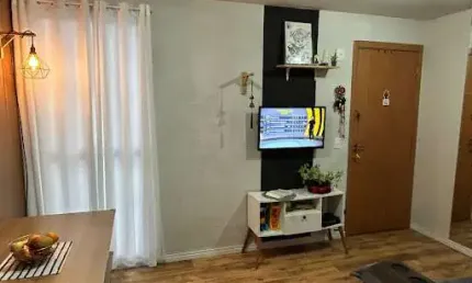 Apartamento com 2 dormitórios à venda, 38 m² por r$ 235.000,00 - cachoeira - araucária/pr