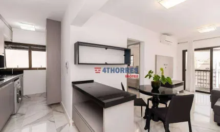 Apartamento  1 dormitório para alugar, 42 m² por R$ 6.993/mês - Itaim Bibi - São Paulo/SP