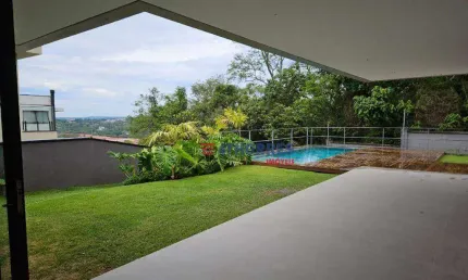 Alphaville granja -casa térrea  com 3 dormitórios à venda, 350 m² por r$ 3.700.000 - granja viana - carapicuíba/sp
