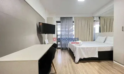 Studio com 1 dormitório para alugar, 28 m² por r$ 3.530,01/mês - república - são paulo/sp