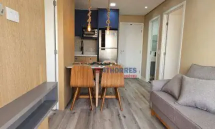 Apartamento com 2 dormitórios, 39 m² - totalmente mobiliado -venda por R$ 570.000 ou aluguel por R$ 4.600/mês - Vila Sônia - São Paulo/SP