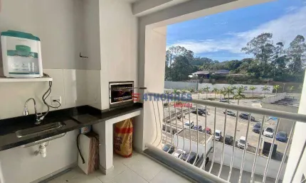 Apartamento com 2 dormitórios à venda, 82 m² por r$ 280.000,00 - parque esplanada - embu das artes/sp