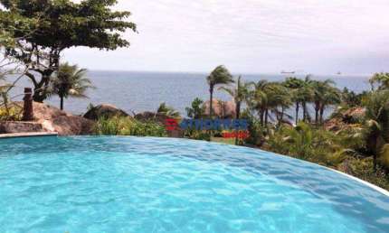 CASA COSTEIRA ILHABELA Casa com 5 dormitórios à venda, 600 m² por R$ 12.000.000 - Ponta da Sela - Ilhabela/SP