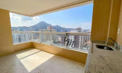 Apartamento com 3 dormitórios à venda, 104 m² por r$ 785.000,00 - canto do forte - praia grande/sp
