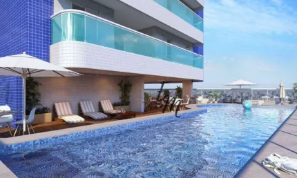Apartamento com 2 dormitórios à venda, 88 m² por R$ 570.000,00 - Aviação - Praia Grande/SP