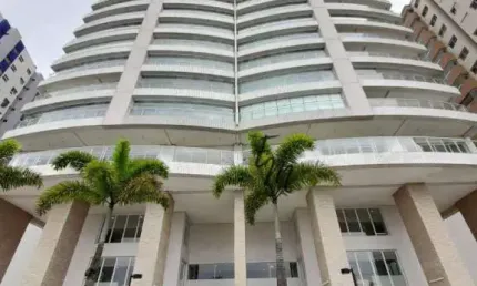 Excelente Apartamento 03 Dormitórios com Vista Mar e Sacada Gourmet na Guilhermina - Pria Grande - São paulo