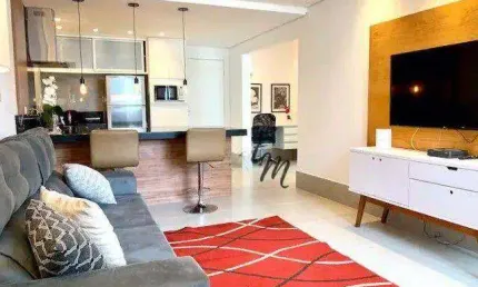 Flat com 1 dormitório, 55 m² - venda por R$ 600.000,00 ou aluguel por R$ 6.000,00/mês - Alphaville Industrial - Barueri/SP