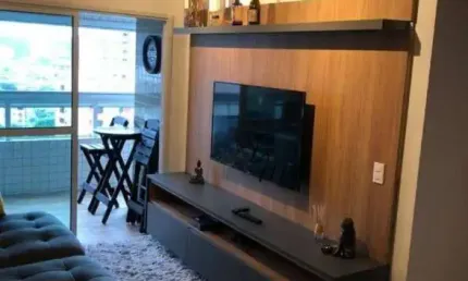 Apartamento com 2 dormitórios à venda, 73 m² por r$ 590.000,00 - canto do forte - praia grande/sp