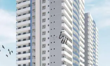 Apartamento 02 dormitórios a 150 Metros da Praia com Lazer Completo na Ocian - Praia Grande - São Paulo