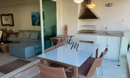 Apartamento com 4 dormitórios à venda, 143 m² por r$ 2.550.000,00 - riviera de são lourenço - bertioga/sp