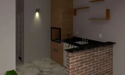 Triplex em Condominio 02 Dormitórios a 520 Metros da Praia na Aviação - Praia Grande São Paulo