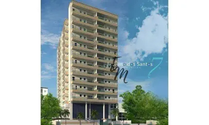 Apartamento 02 dormitórios a 200 metros da praia na mirim - praia grande - são paulo