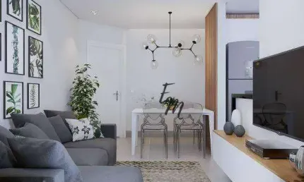 Apartamento com 1 quarto à venda na Rua Oswaldo de Oliveira, Boqueirão, Praia Grande