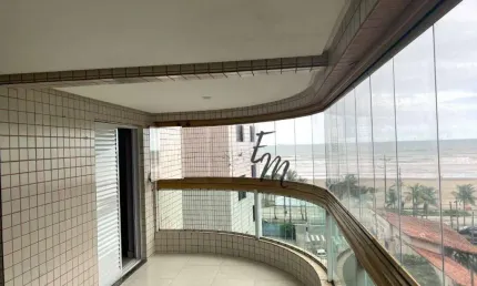 Apartamento 03 dormitórios com vista mar e lazer completo na aviação - praia grande - paulo