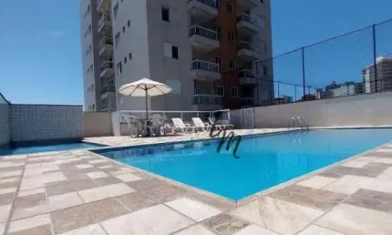 Apartamento com 2 dormitórios à venda, 72 m² por R$ 385.000,00 - Caiçara - Praia Grande/SP