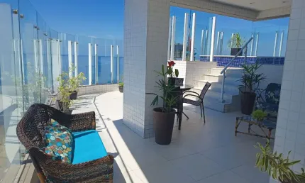 Cobertura com 4 dormitórios à venda, 315 m² por R$ 4.250.000,00 - Canto do Forte - Praia Grande/SP