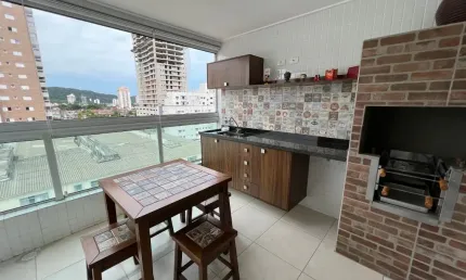 Apartamento com 2 dormitórios à venda, 84 m² por r$ 540.000 - canto do forte - praia grande/sp
