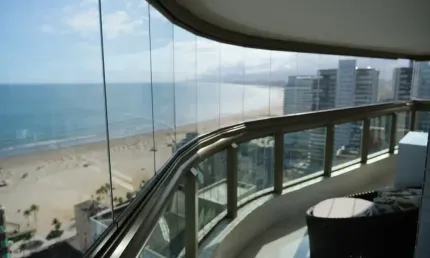 Apartamento com 3 dormitórios à venda, 179 m² por r$ 2.300.000 - canto do forte - praia grande/sp