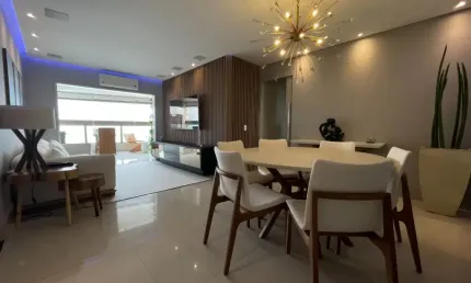 Apartamento com 3 dormitórios à venda, 135 m² por r$ 1.550.000 - canto do forte - praia grande/sp